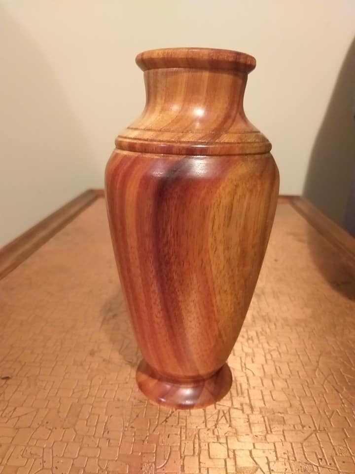 Tasmanian Blackwood vase