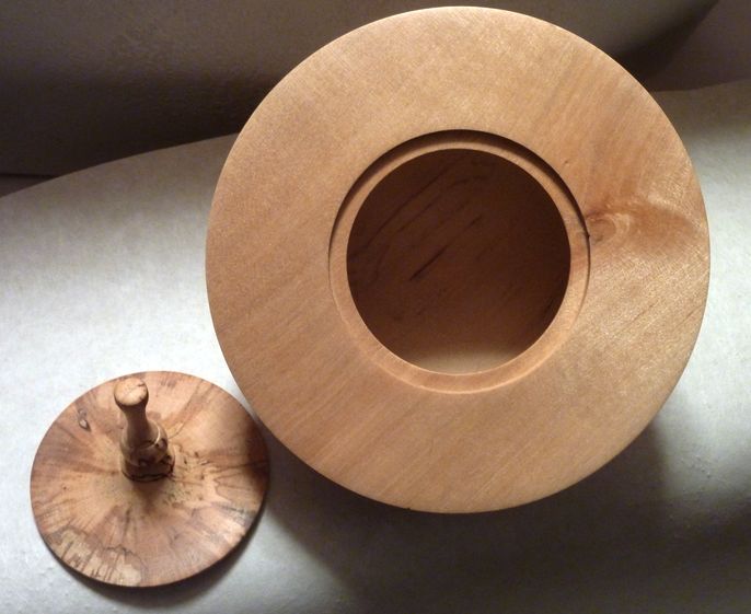 the lid is a finger top