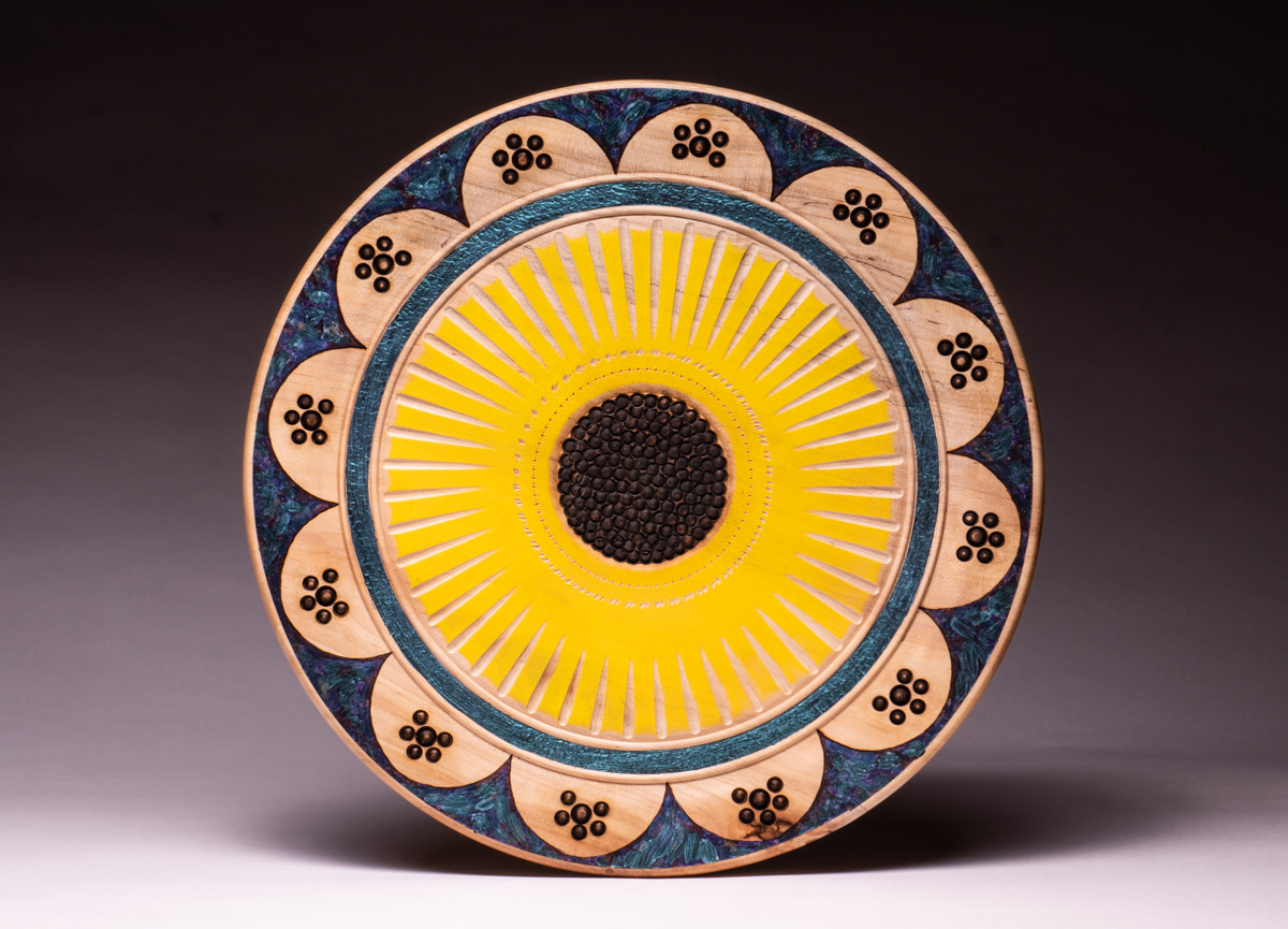 The Sunflower platter
