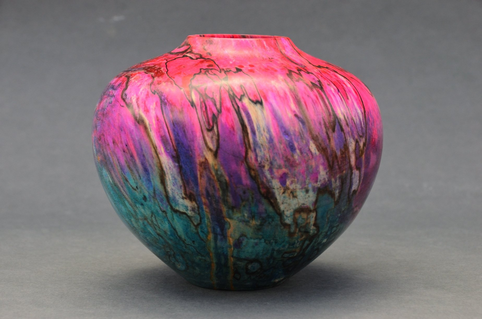 Tie dyed and stabilized