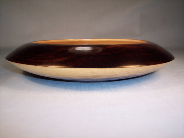 Torched Tulip Poplar Bowl Side