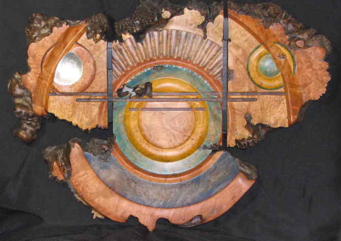 Triptych: Sun/Moon/Earth