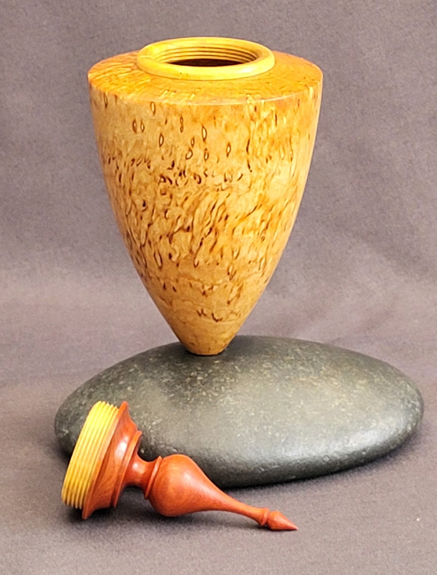 Turned box set in stone.