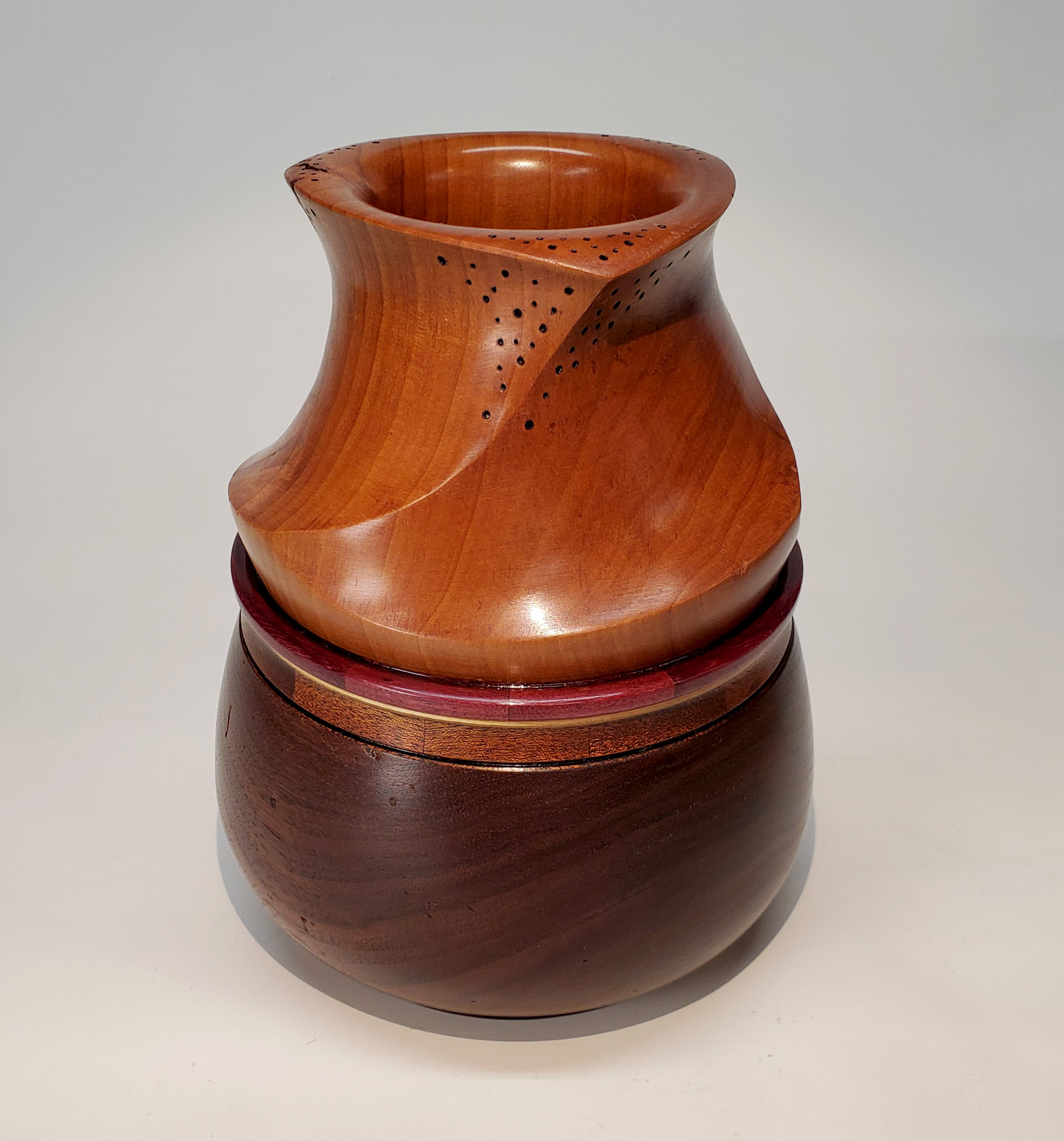 Twisted Vase on Bowl