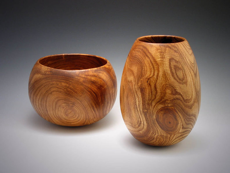 Two Honey Locust Vessels 1