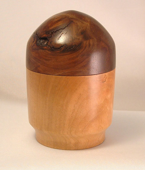 Walnut and cherry box