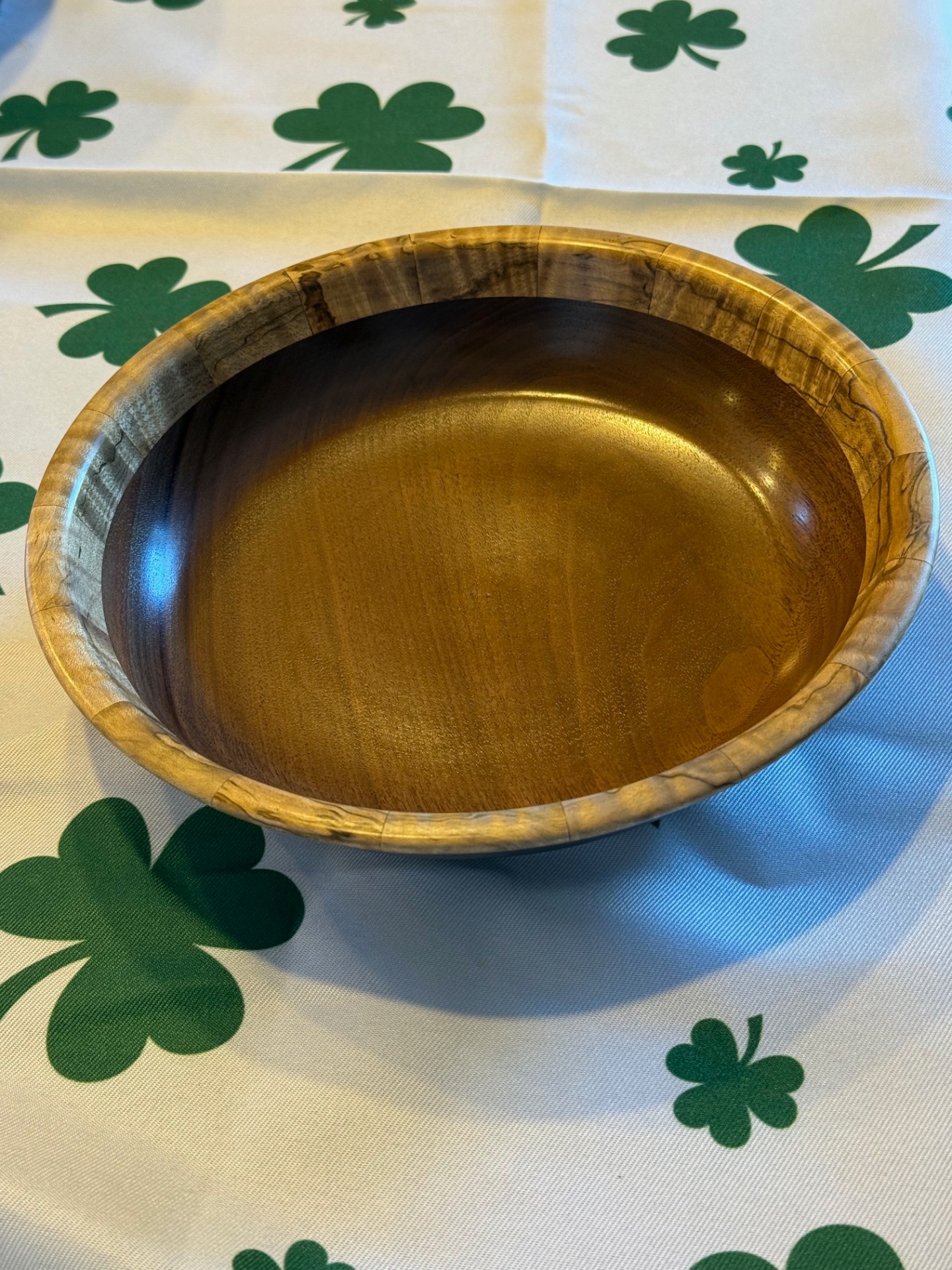 Walnut and maple