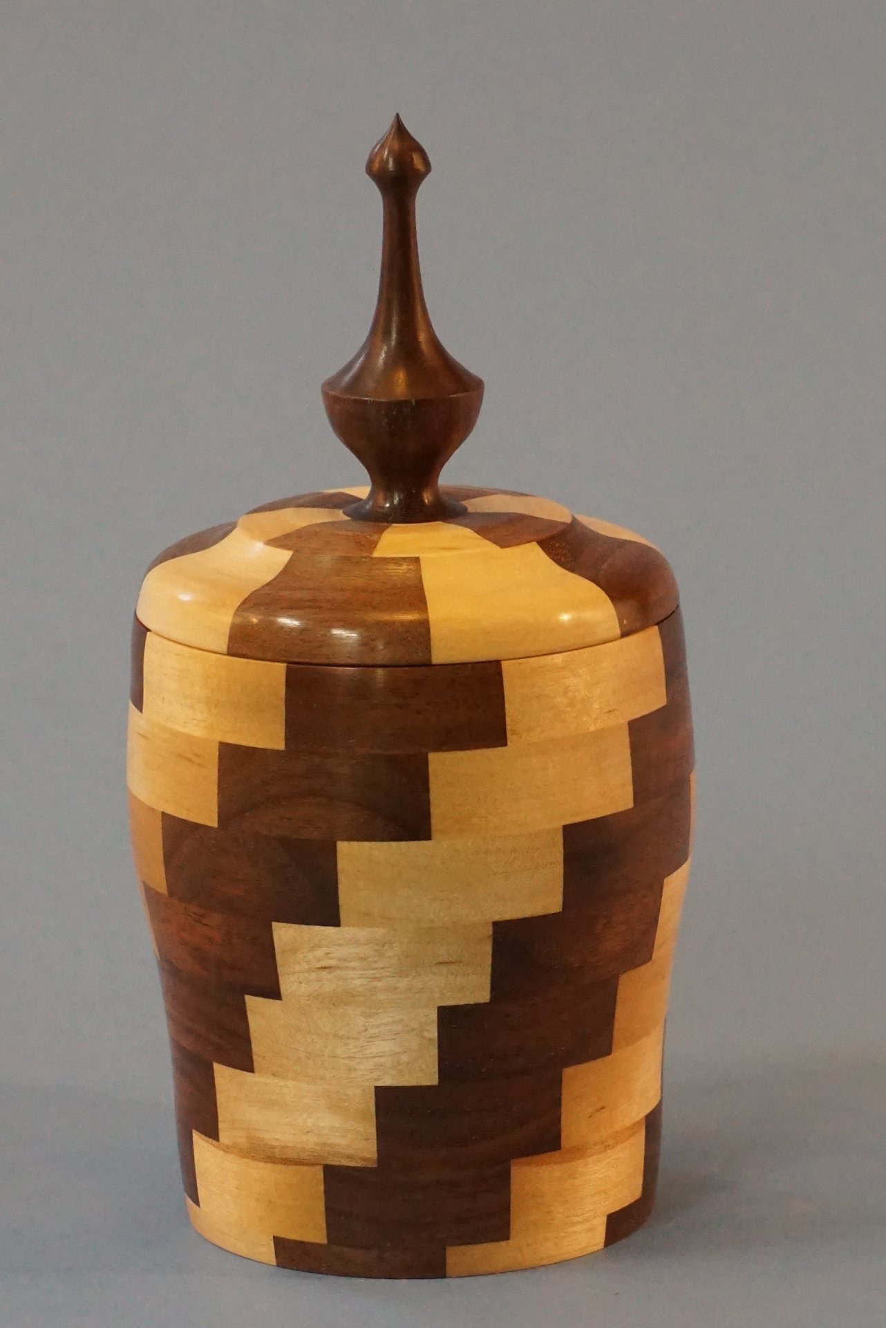 Walnut / Birch Segmented Hollow Form