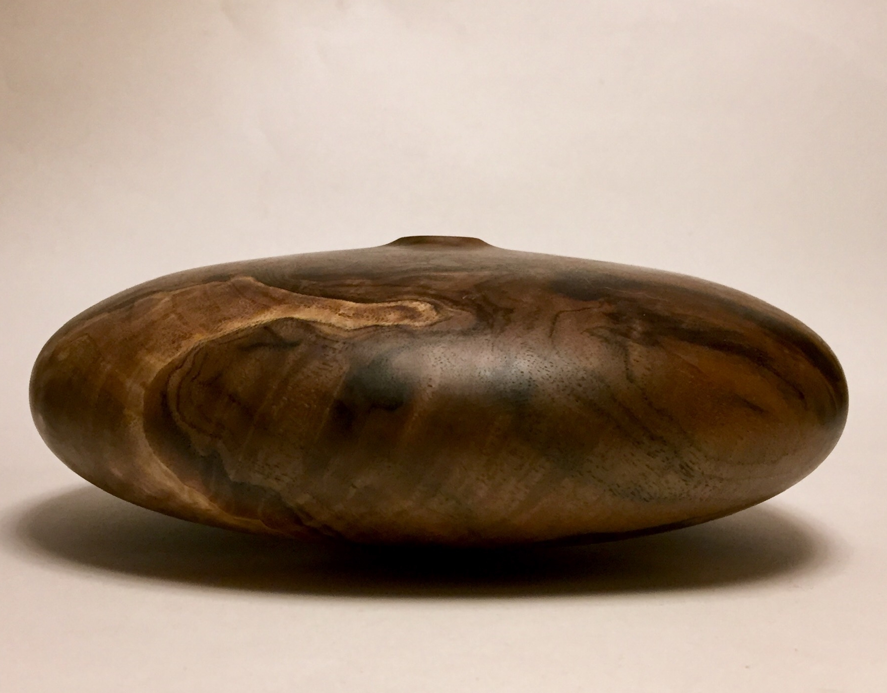 Walnut burl hollow form