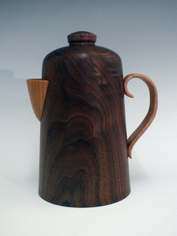 Walnut Coffee Pot