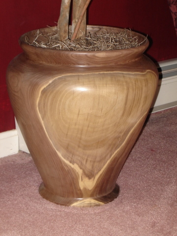 Walnut Vase