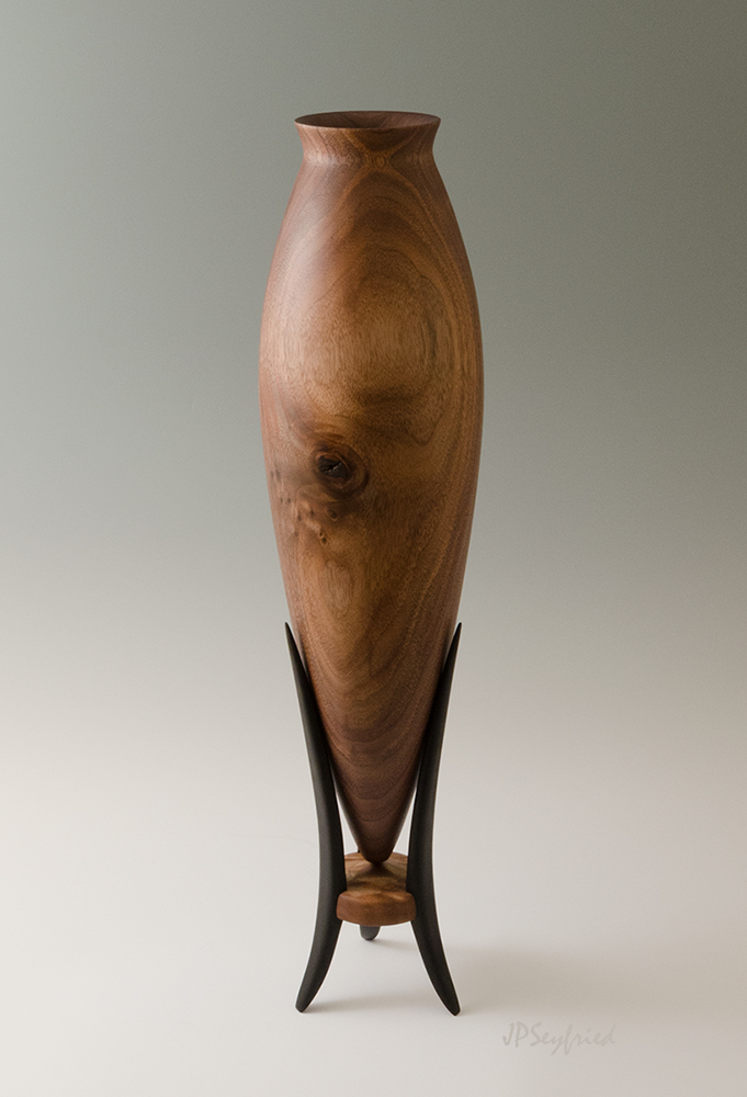 Walnut with Ebony Base