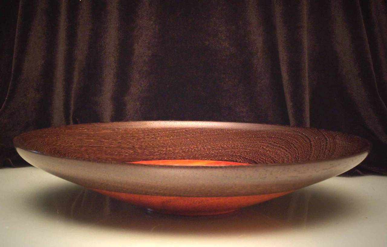 Wenge and Paduk Bowl - 10 .5" dia x 2.75" H