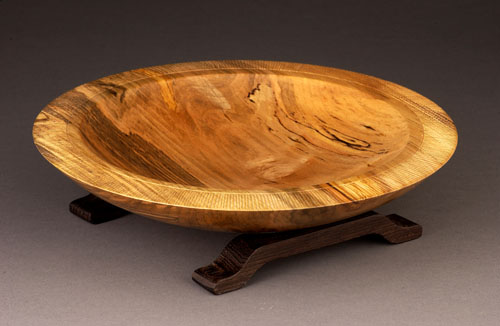 Wenge foot bowl