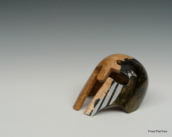 white malle burr hybrid helmet design