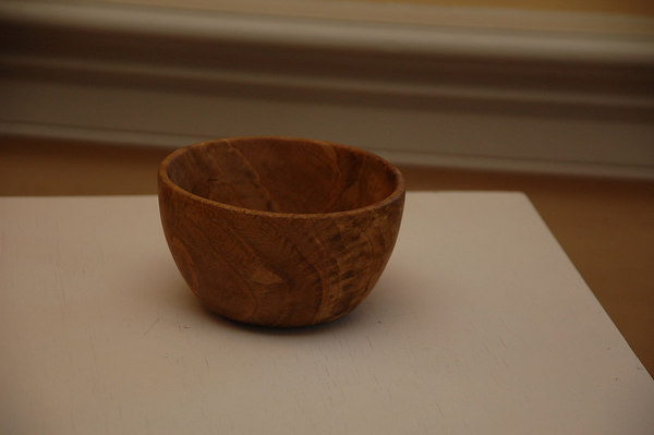 White Oak Burl Bowl