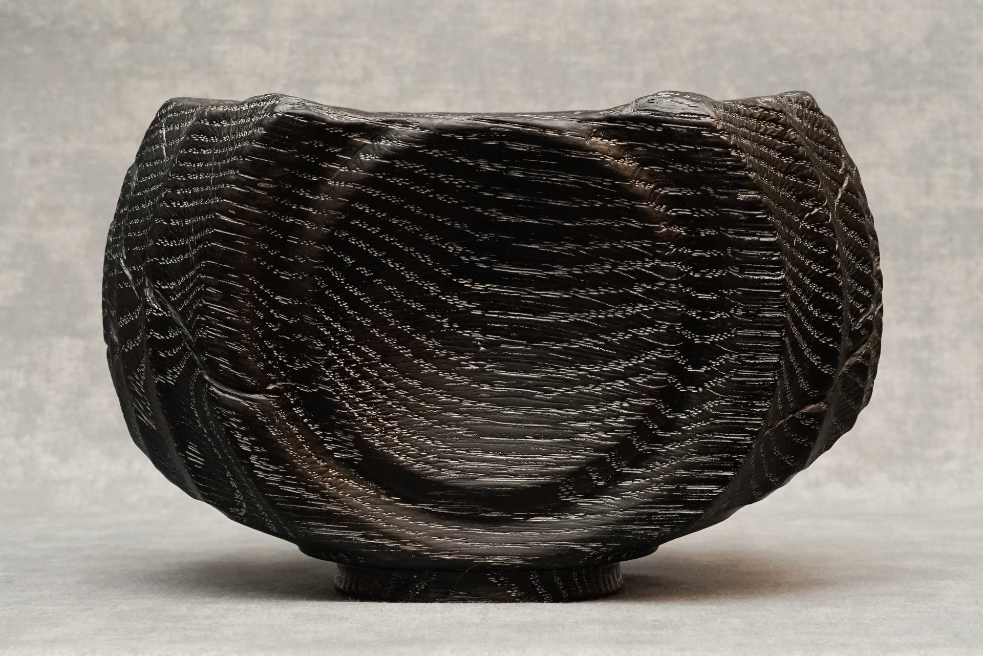 White Oak sculpture; 9” x 5.75” x 5”