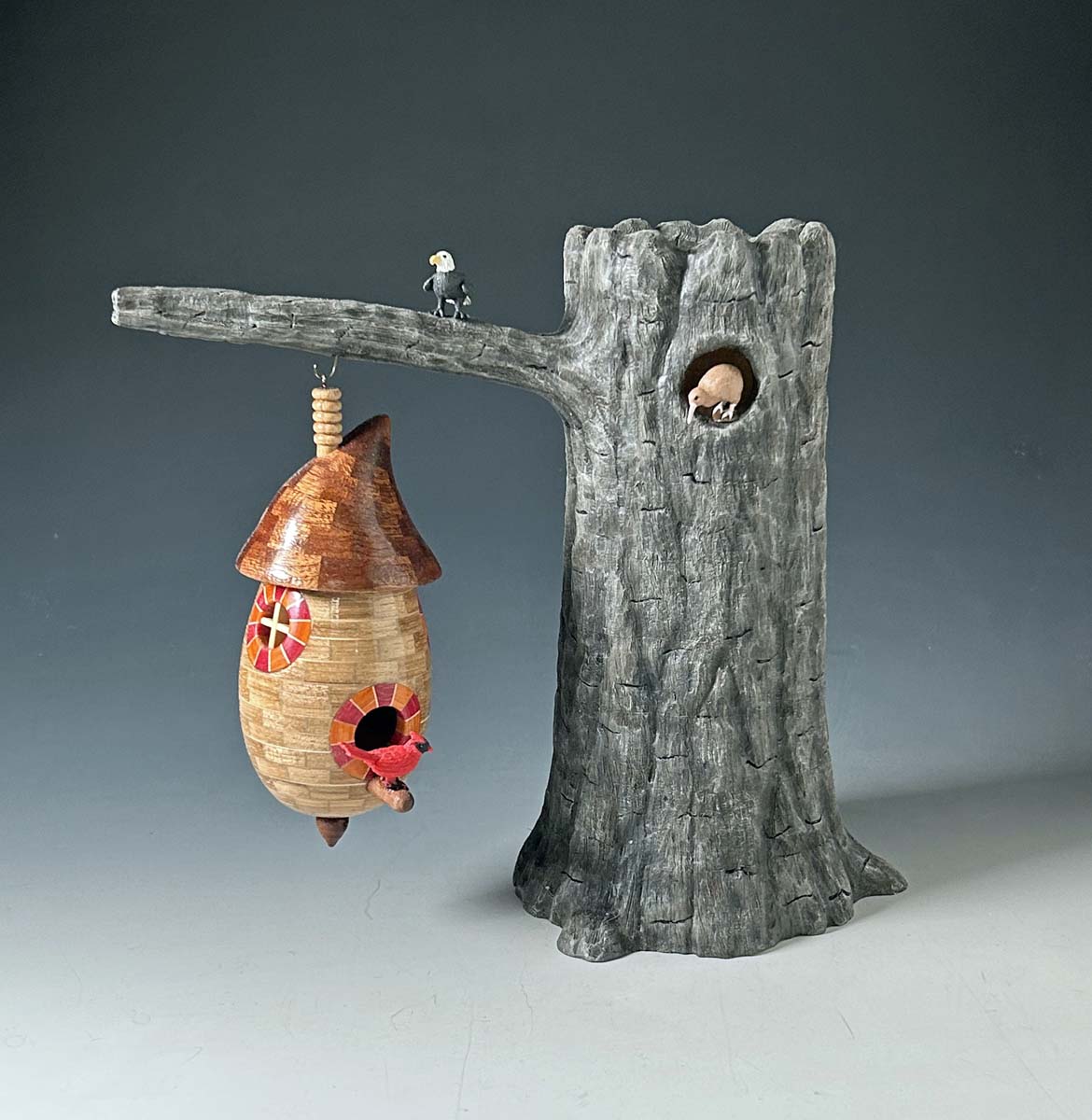 Who gets the birdhouse?