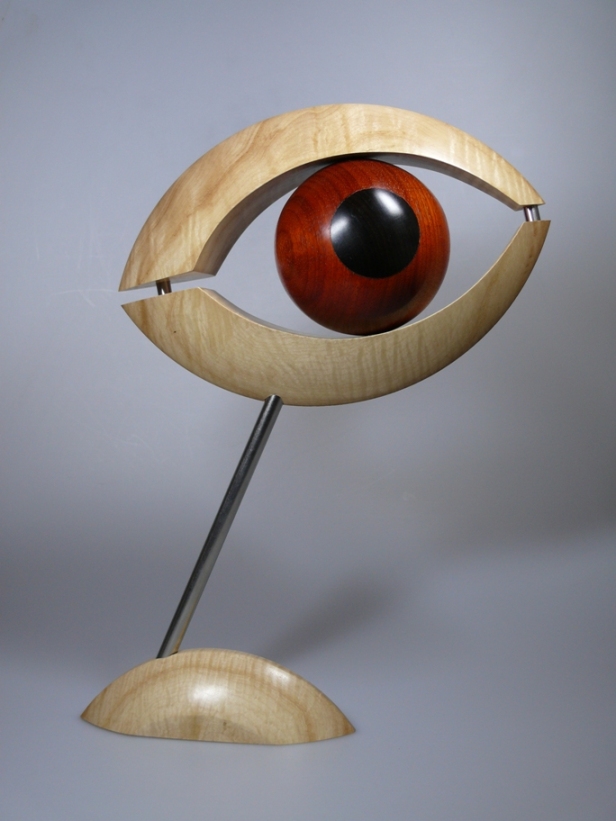 Woodturner is watching you