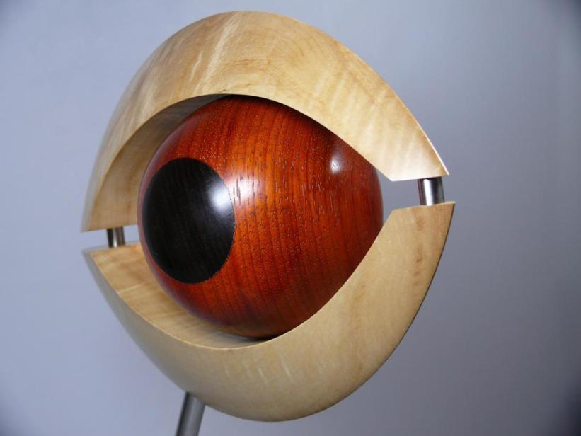 Woodturner is watching you