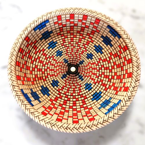 Zia Basket Illusion Bowl - Front